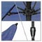 California Umbrella 9' Bronze Aluminum Market Patio Umbrella, Pacifica Pacific Blue 194061337578 - alternate 2